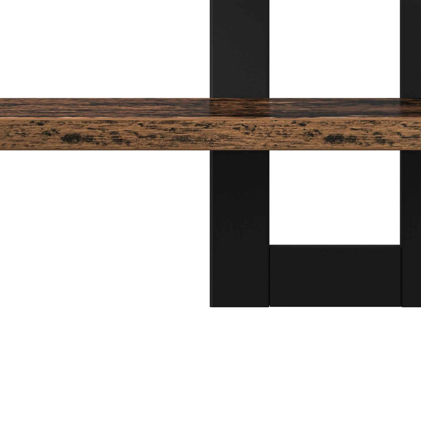 Svævehylder Gammelt træ 40 x 15 x 40 cm Konstrueret træ