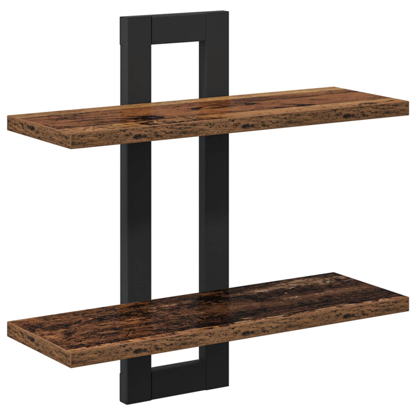 Svævehylder Gammelt træ 40 x 15 x 40 cm Konstrueret træ