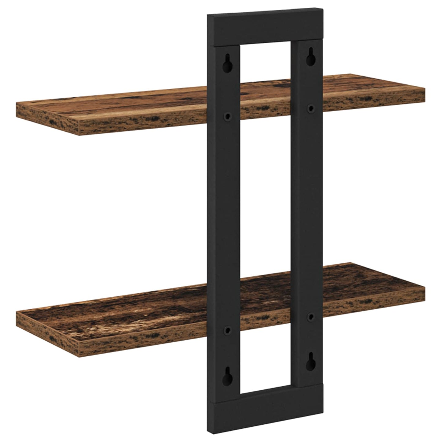 Svævehylder Gammelt træ 40 x 15 x 40 cm Konstrueret træ