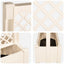 Stor krukke med trellis Hvid 99,5 x 43 x 133,5 PP
