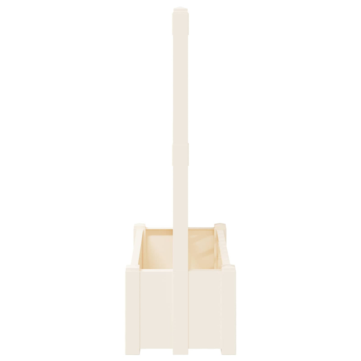 Stor krukke med trellis Hvid 99,5 x 43 x 133,5 PP