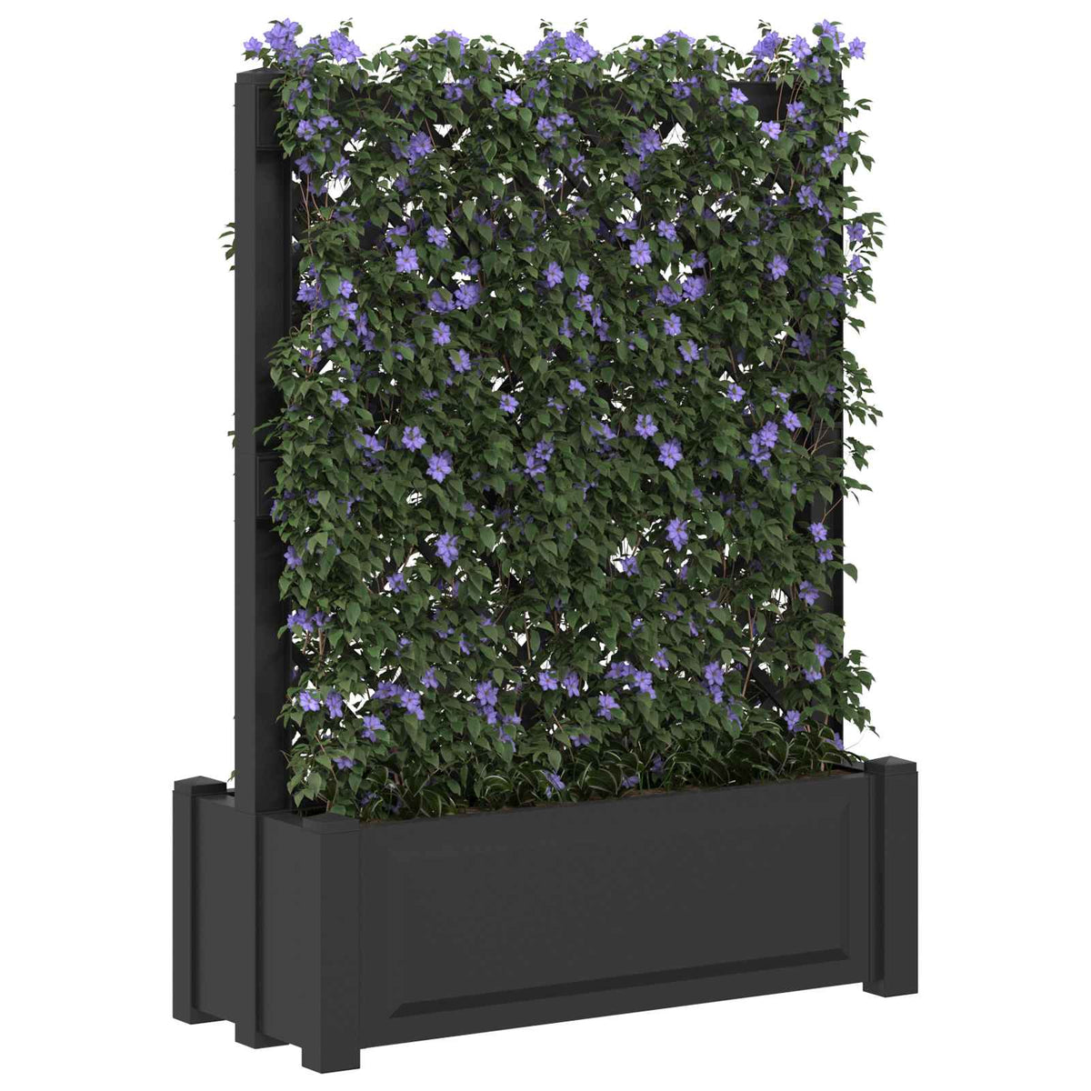 Stor krukke med trellis Antracit 99,5 x 43 x 133,5 PP