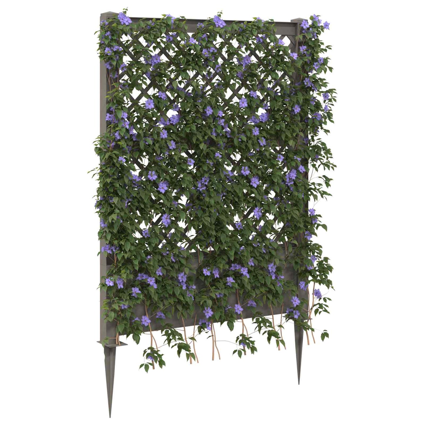 Trellis med Spids PP Grå