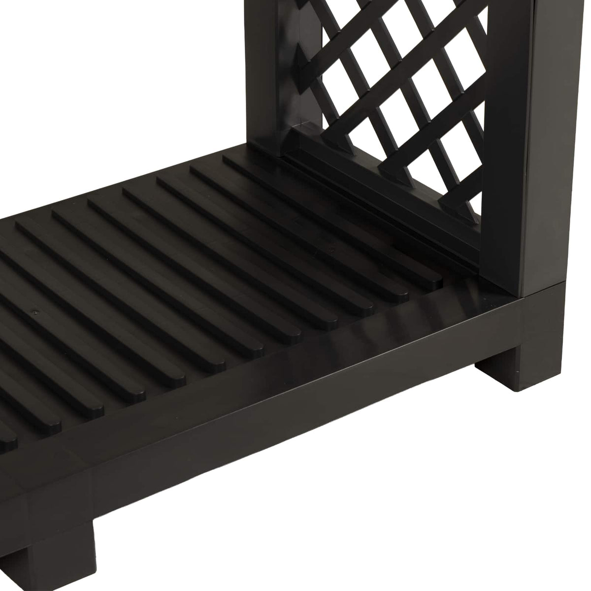 Brændeholder 114 x 46 x 101 cm PP Antracit