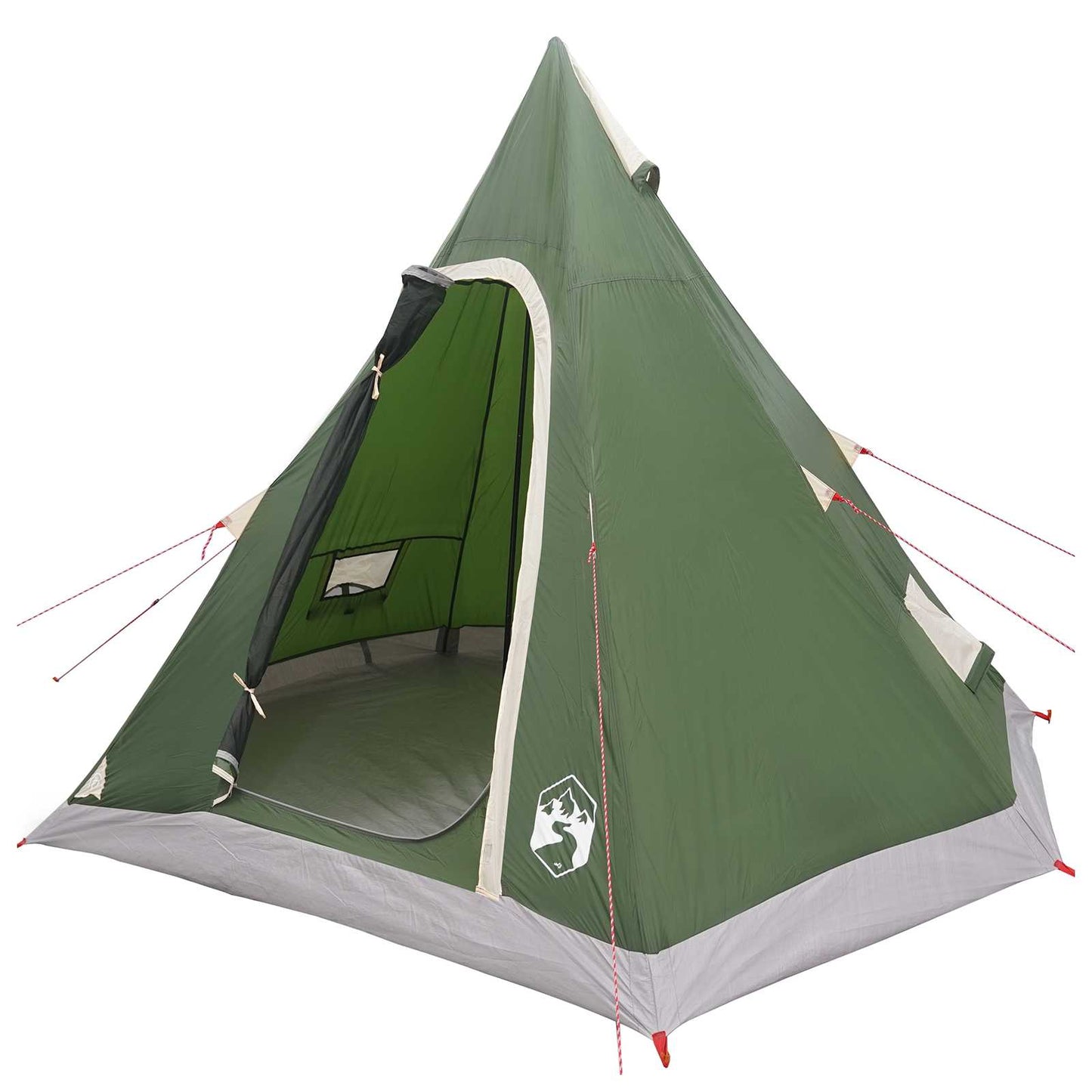 3 personer Grøn 185T Polyester med PU Coating