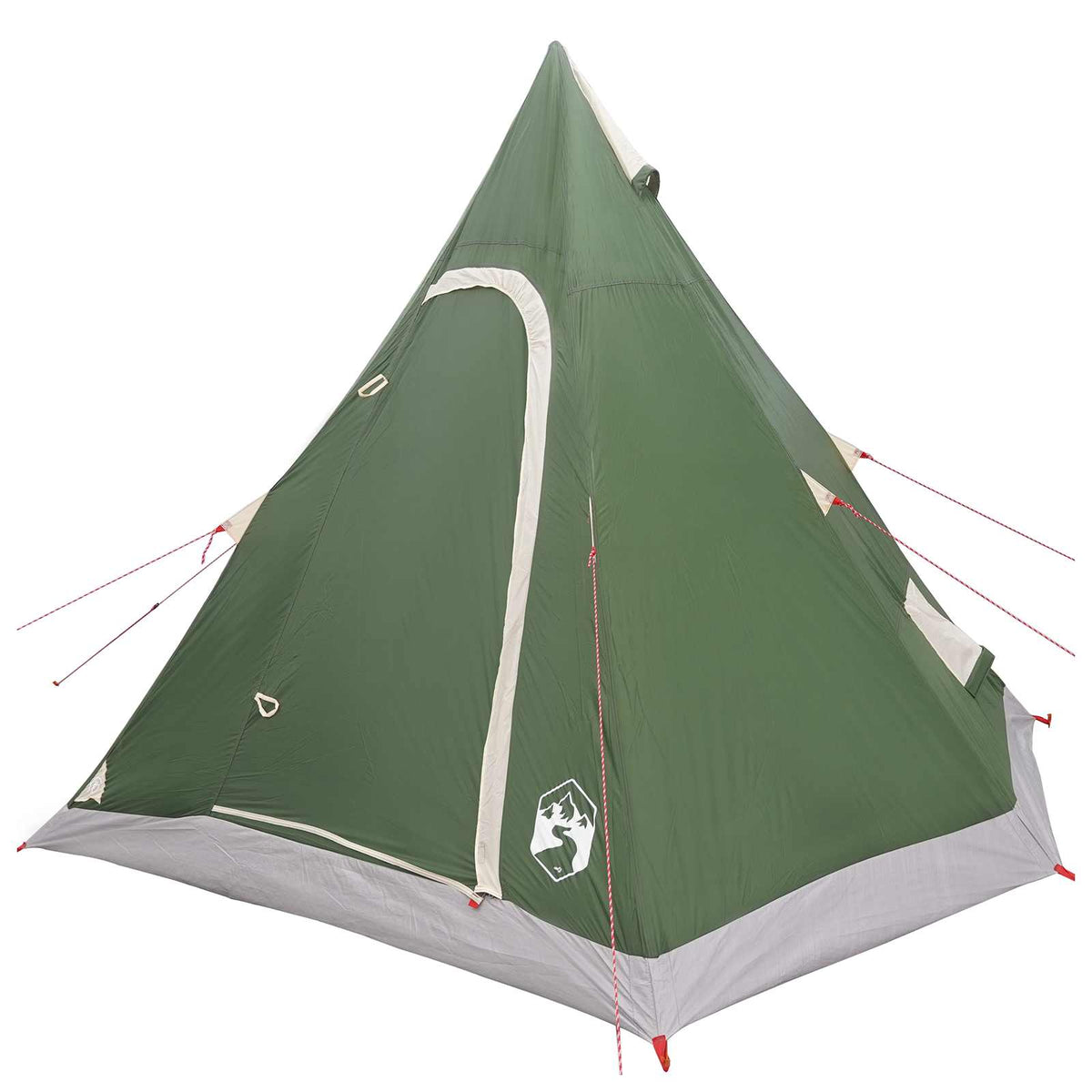 3 personer Grøn 185T Polyester med PU Coating