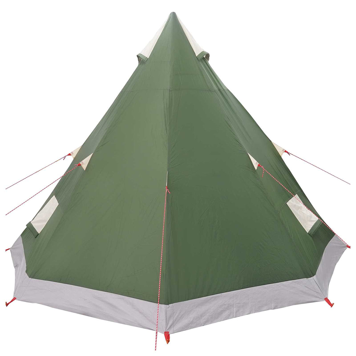 3 personer Grøn 185T Polyester med PU Coating