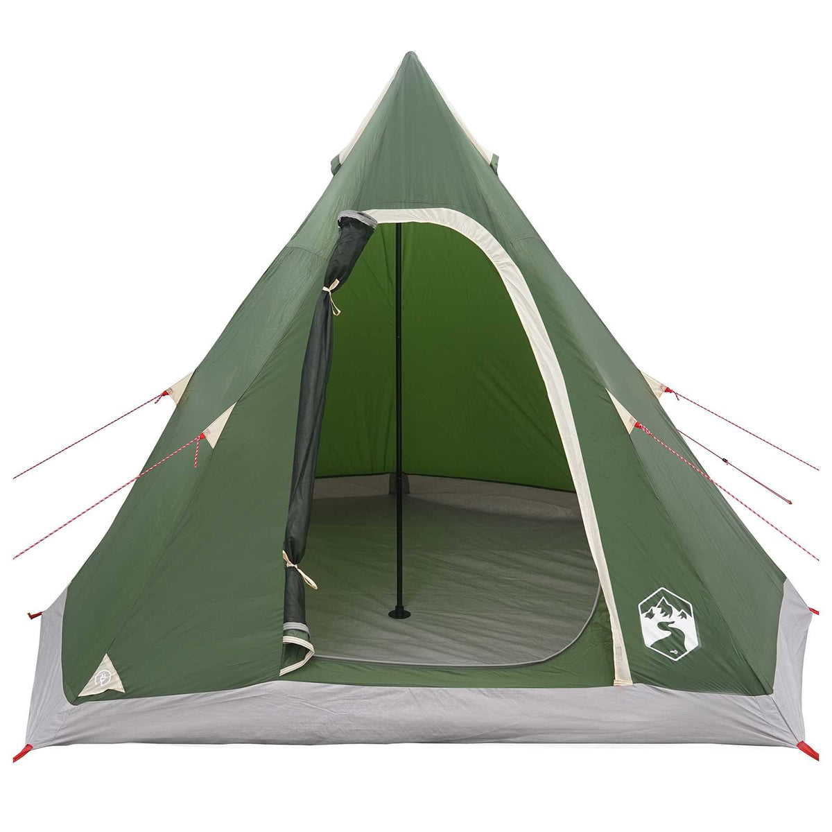 3 personer Grøn 185T Polyester med PU Coating