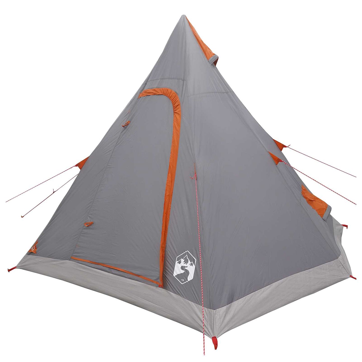 3 personer Grå og orange 185T Polyester med PU Coating