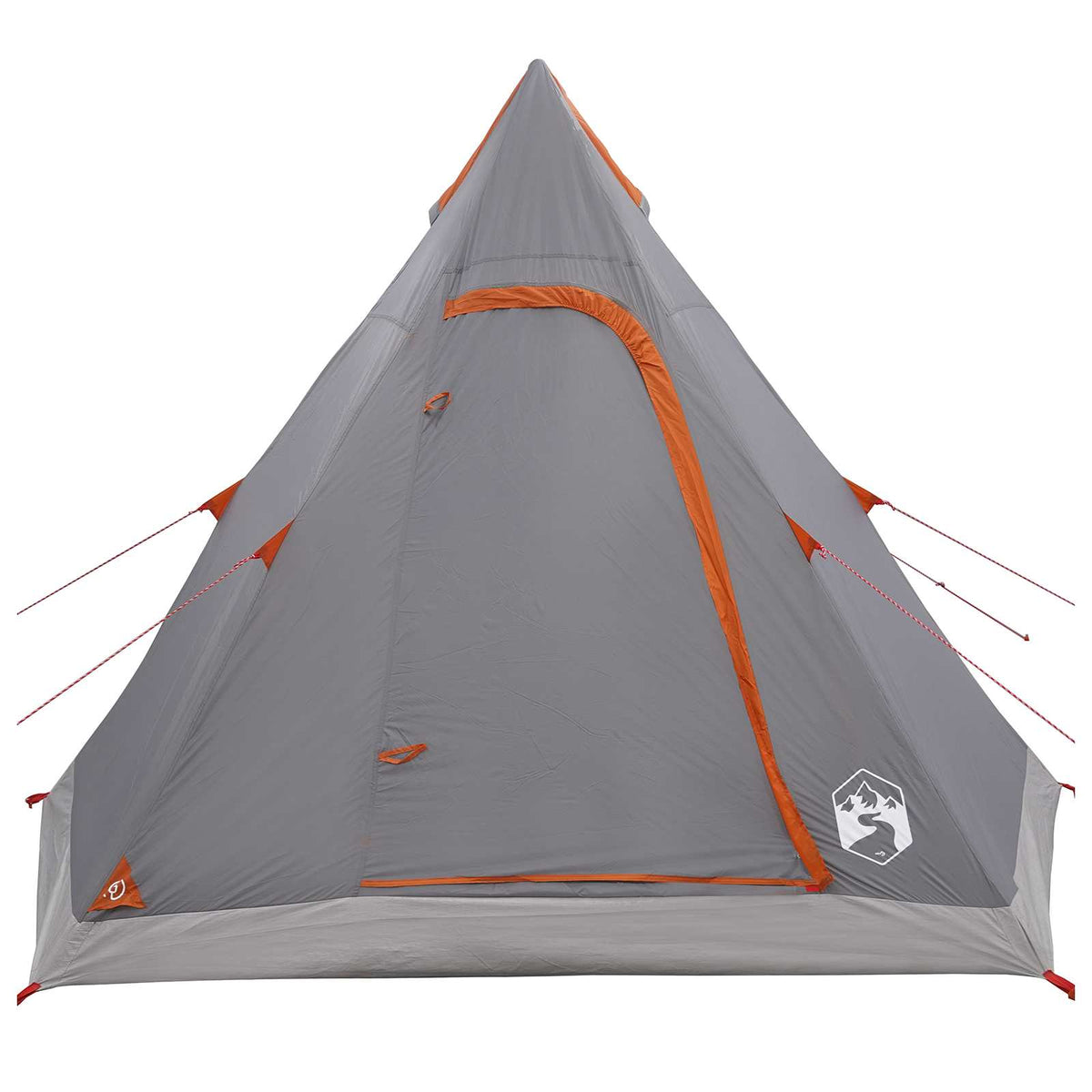 3 personer Grå og orange 185T Polyester med PU Coating