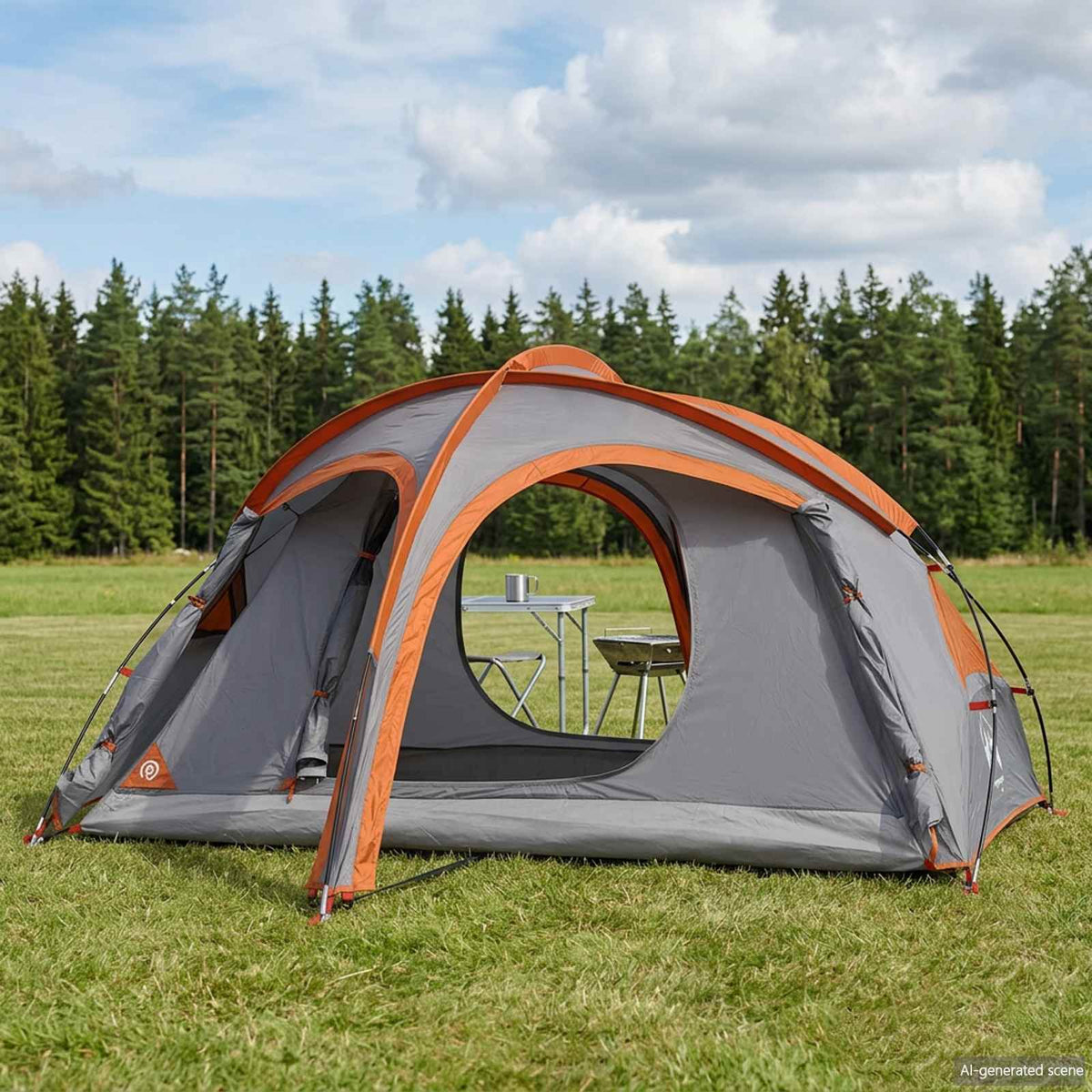 Trekking telt med regnslag vandafvisende 2-personers