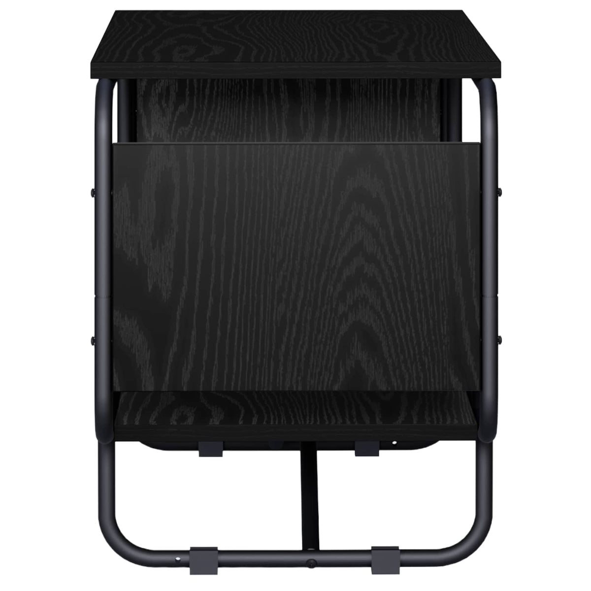 TV-bord 80 x 36 x 45 cm Sort eg Konstrueret træ