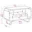 TV-bord 80 x 36 x 45 cm Sort eg Konstrueret træ