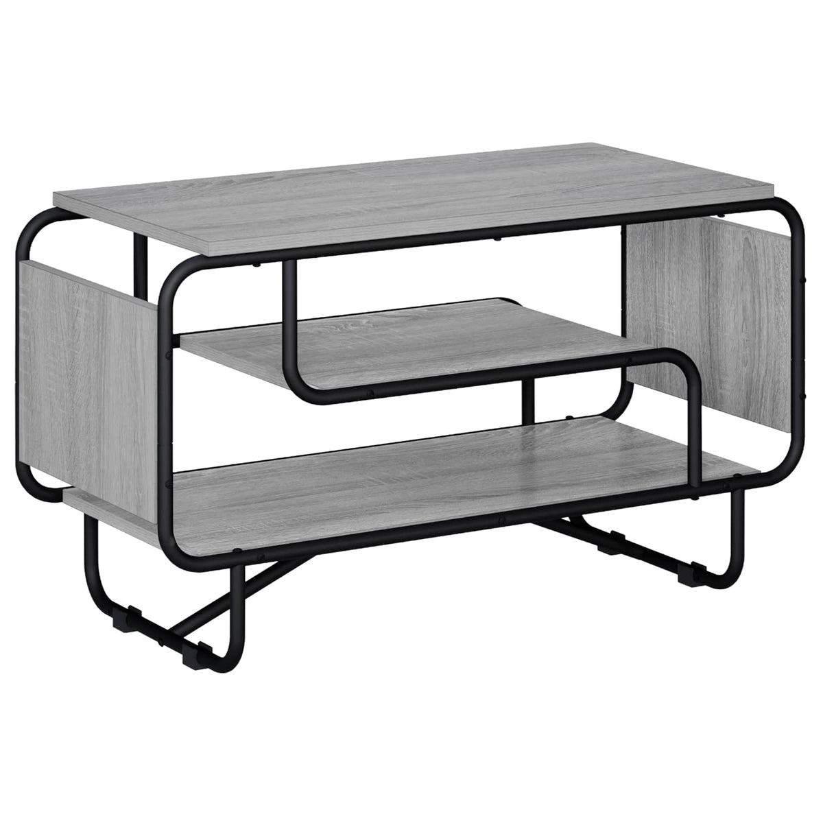 TV-bord 80 x 36 x 45 cm Grå Sonoma Konstrueret træ