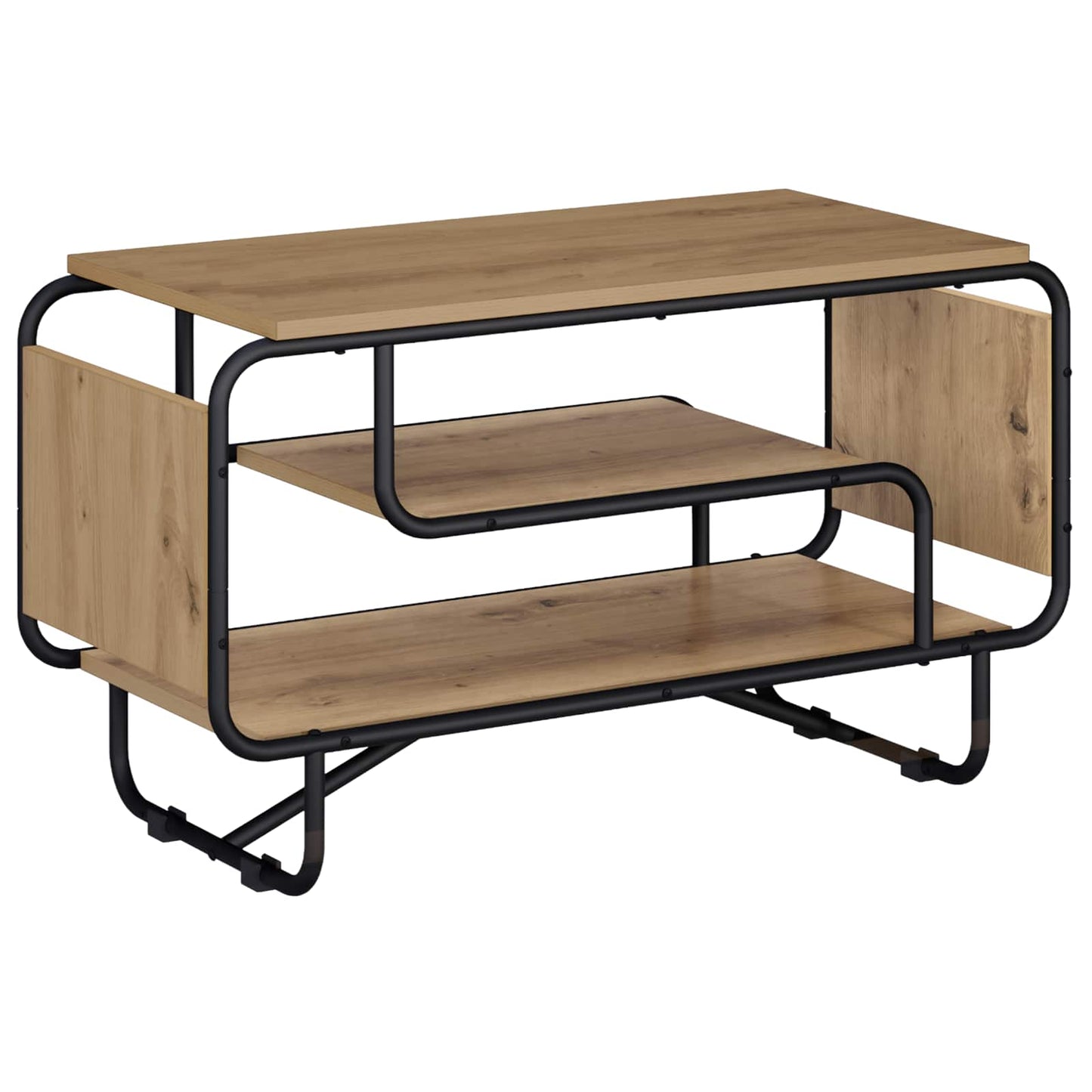TV-bord 80 x 36 x 45 cm Artisan-eg Konstrueret træ