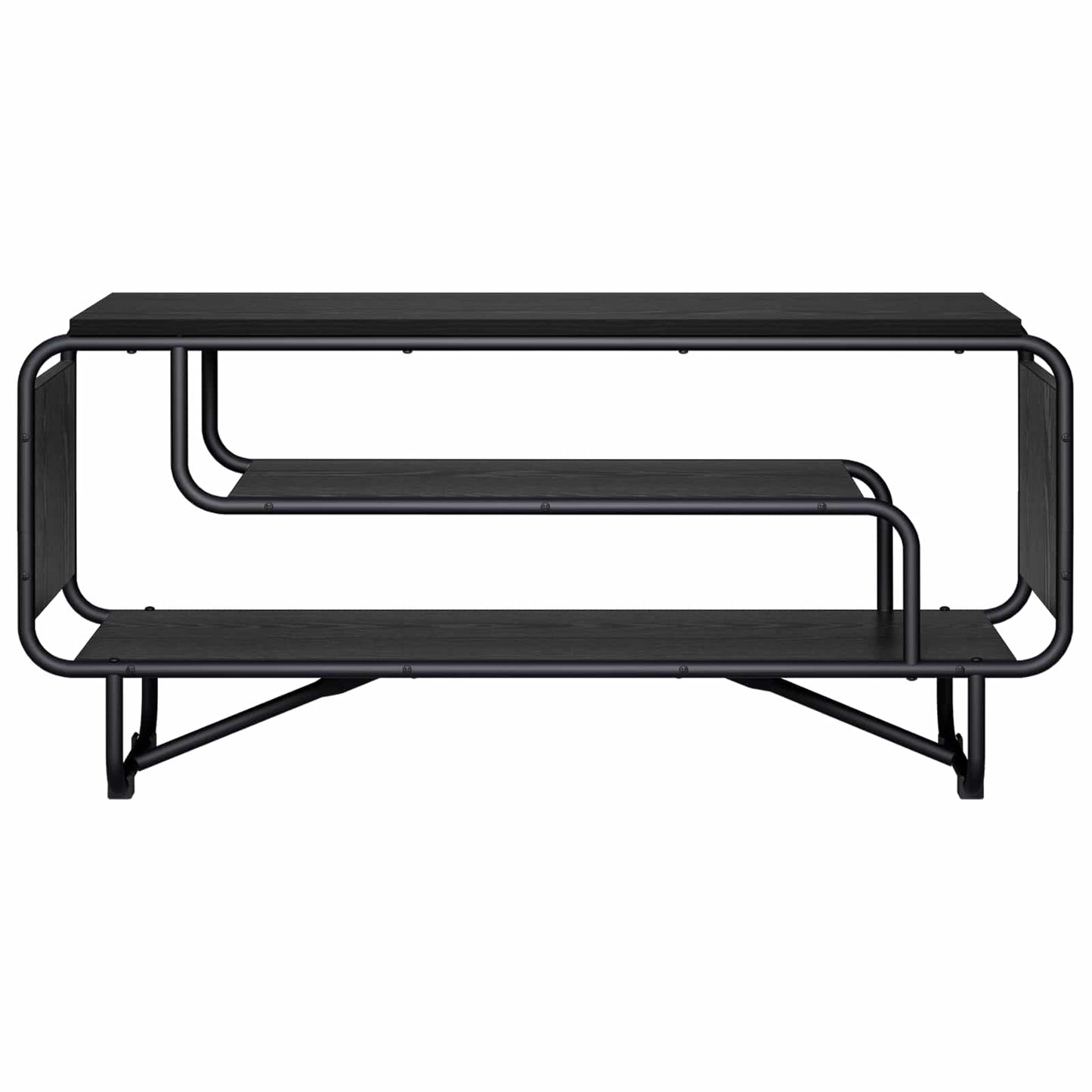 TV-bord 98 x 36 x 45 cm Sort eg Konstrueret træ
