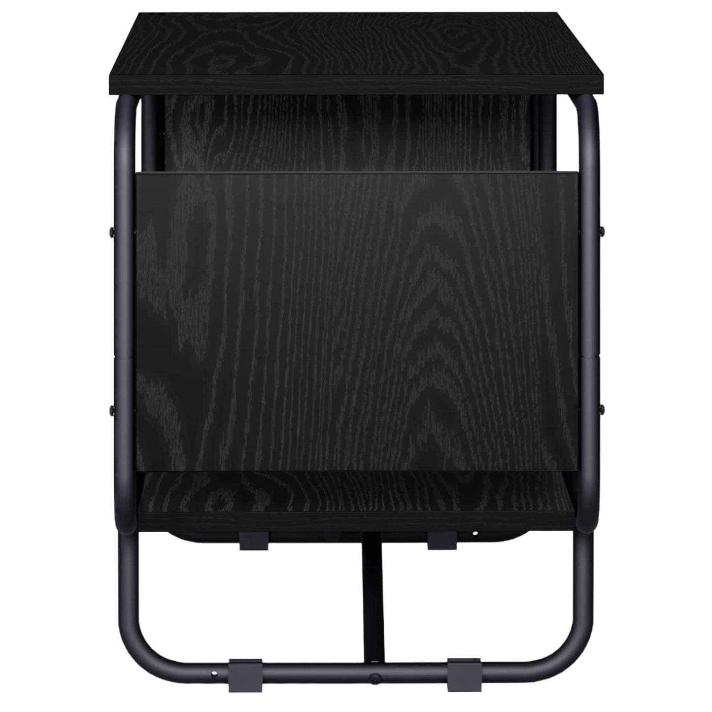 TV-bord 98 x 36 x 45 cm Sort eg Konstrueret træ