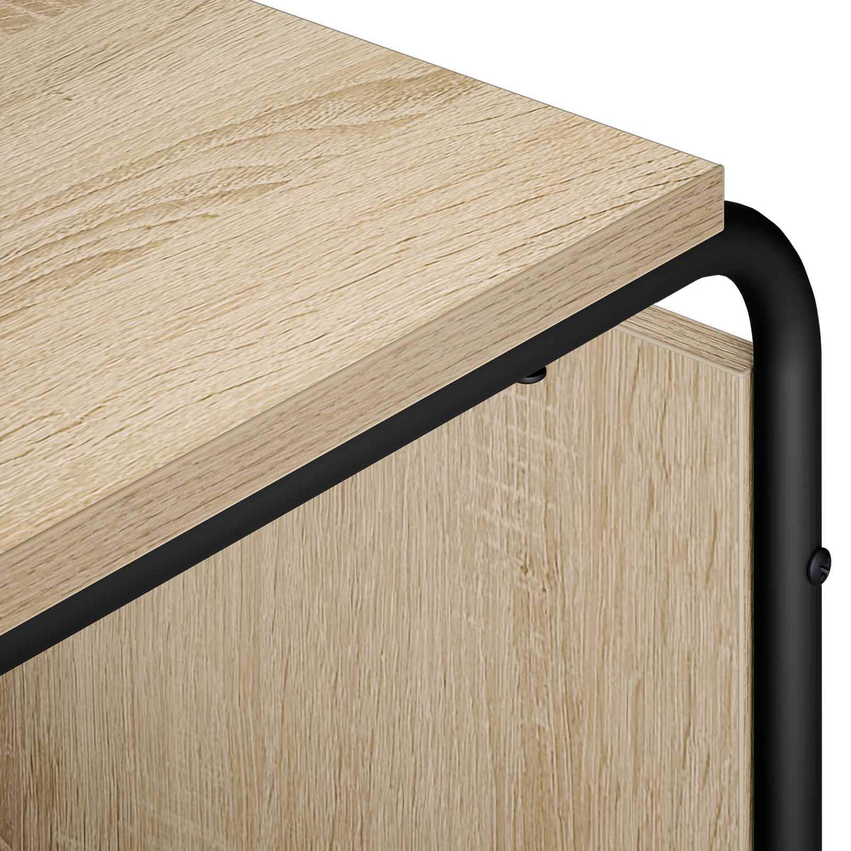 TV-bord 98 x 36 x 45 cm Sonoma-eg Konstrueret træ