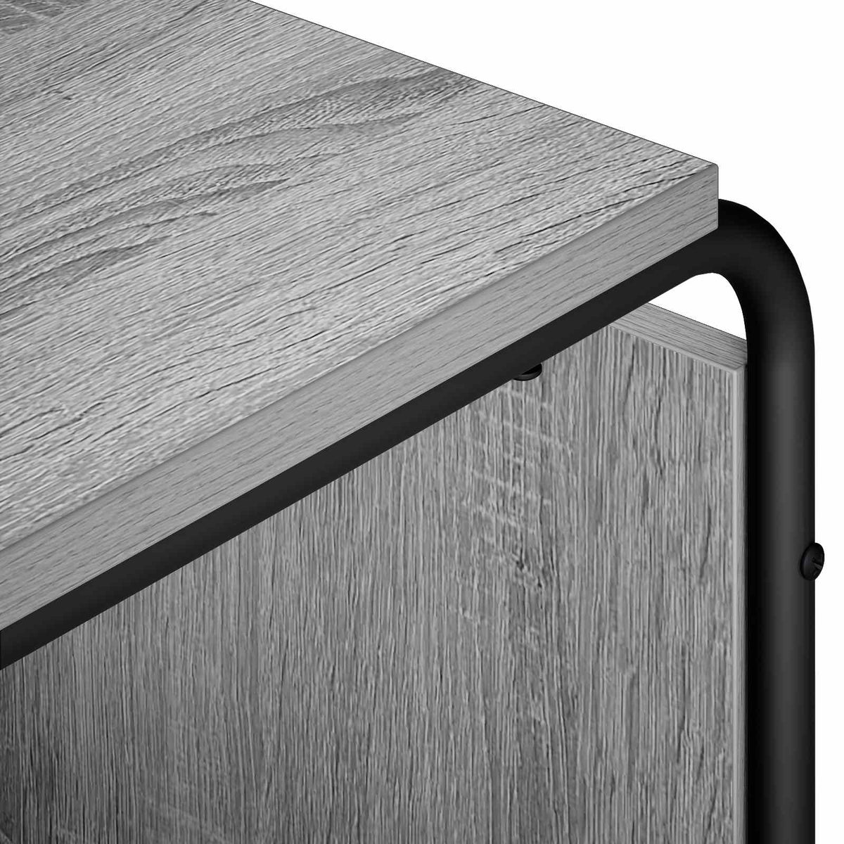 TV-bord 98 x 36 x 45 cm Grå Sonoma Konstrueret træ