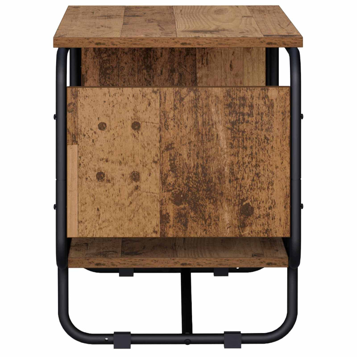 TV-bord 98 x 36 x 45 cm Gammelt træ Konstrueret træ