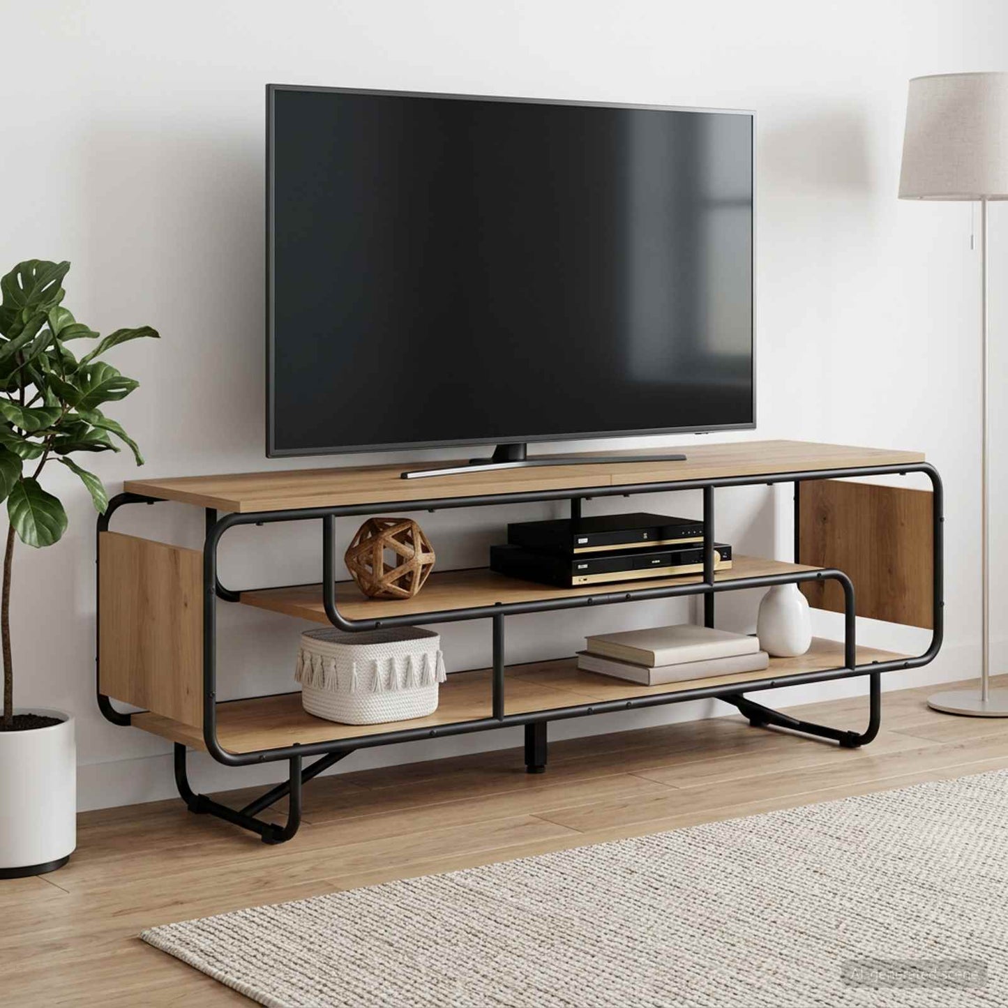 TV-bord 140 x 36 x 45 cm Artisan-eg Konstrueret træ