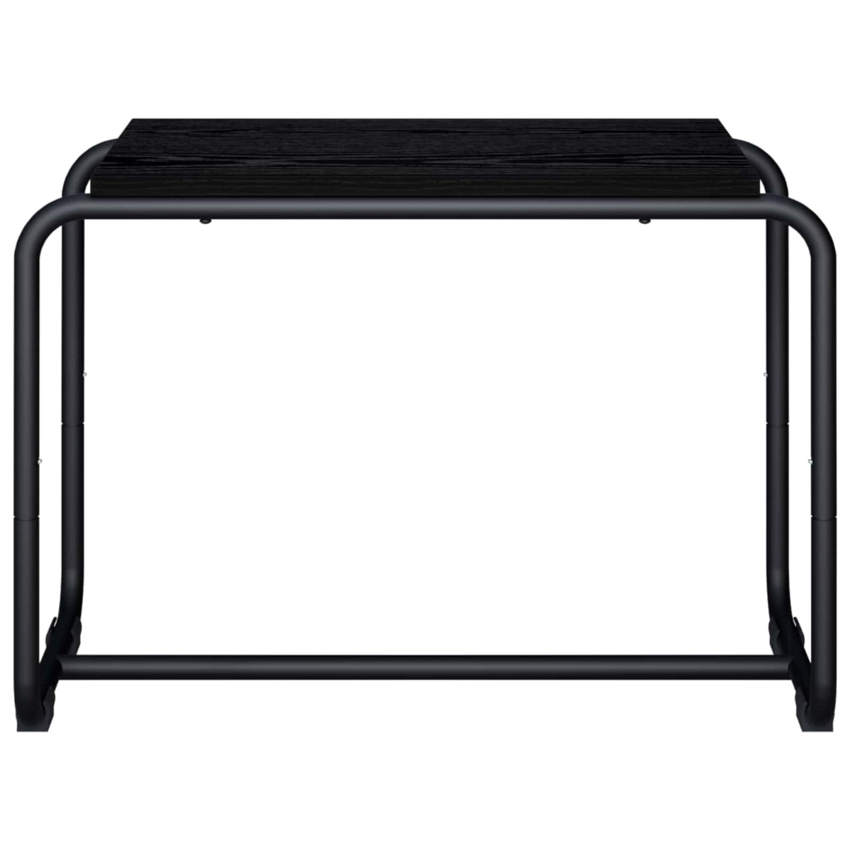 TV-bord 60 x 35,5 x 42 cm Sort eg Konstrueret træ