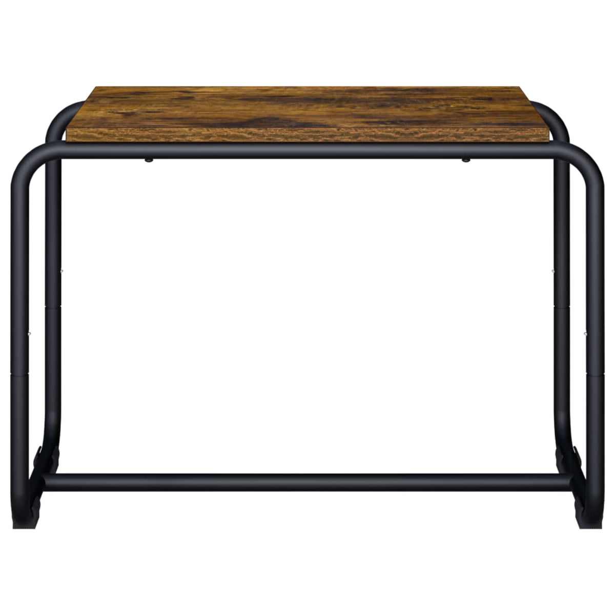 TV-bord 60 x 35,5 x 42 cm Røget eg Konstrueret træ