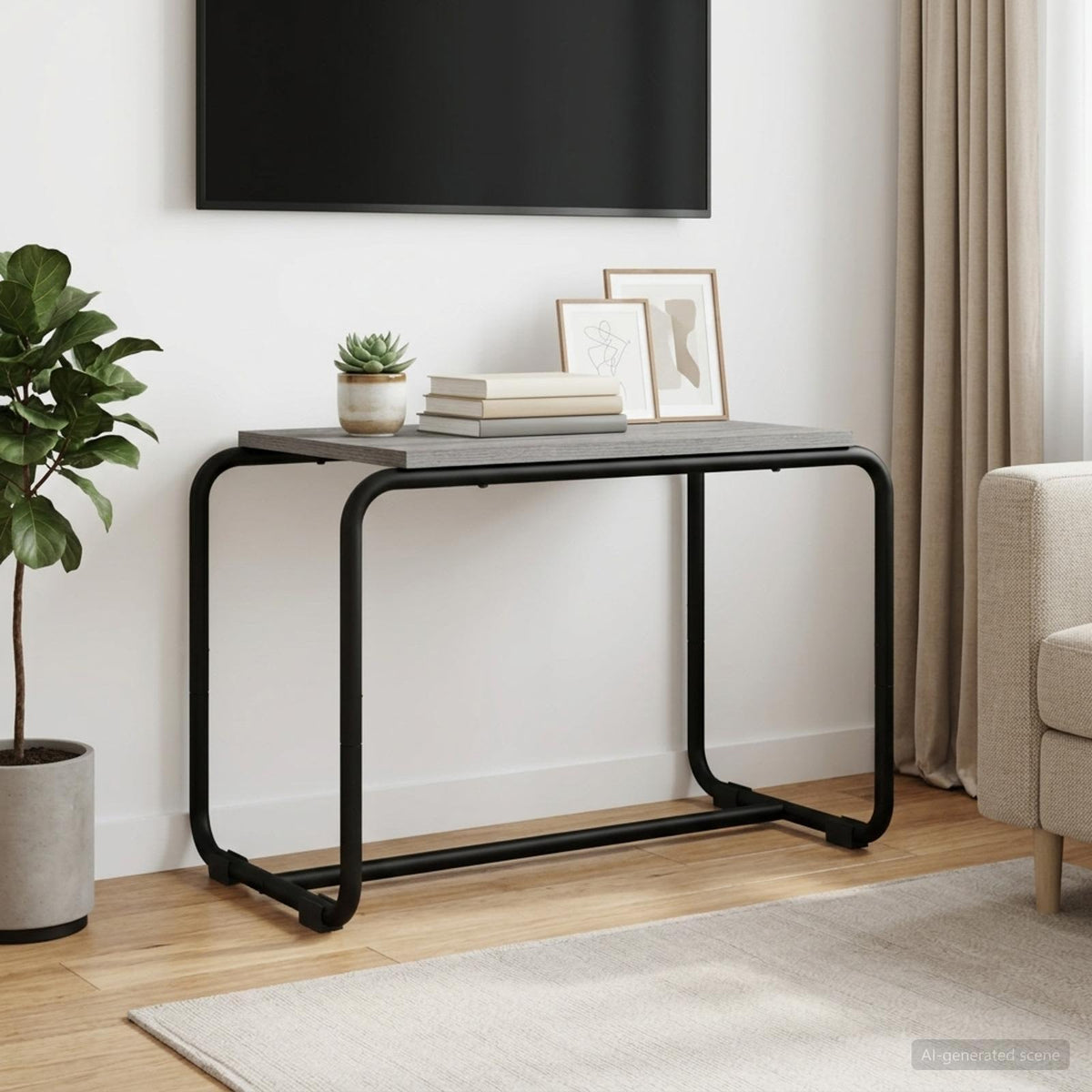 TV-bord 60 x 35,5 x 42 cm Grå Sonoma Konstrueret træ