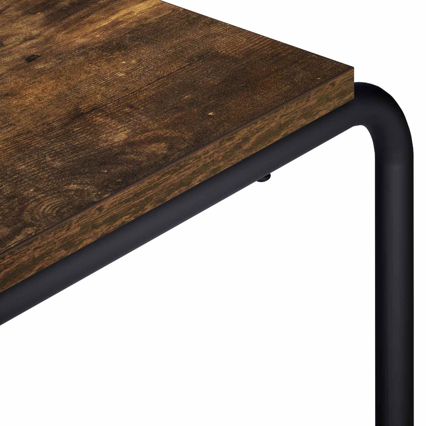 TV-bord 80 x 35,5 x 42 cm Røget eg Konstrueret træ