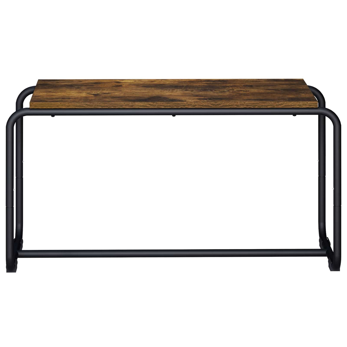 TV-bord 80 x 35,5 x 42 cm Røget eg Konstrueret træ