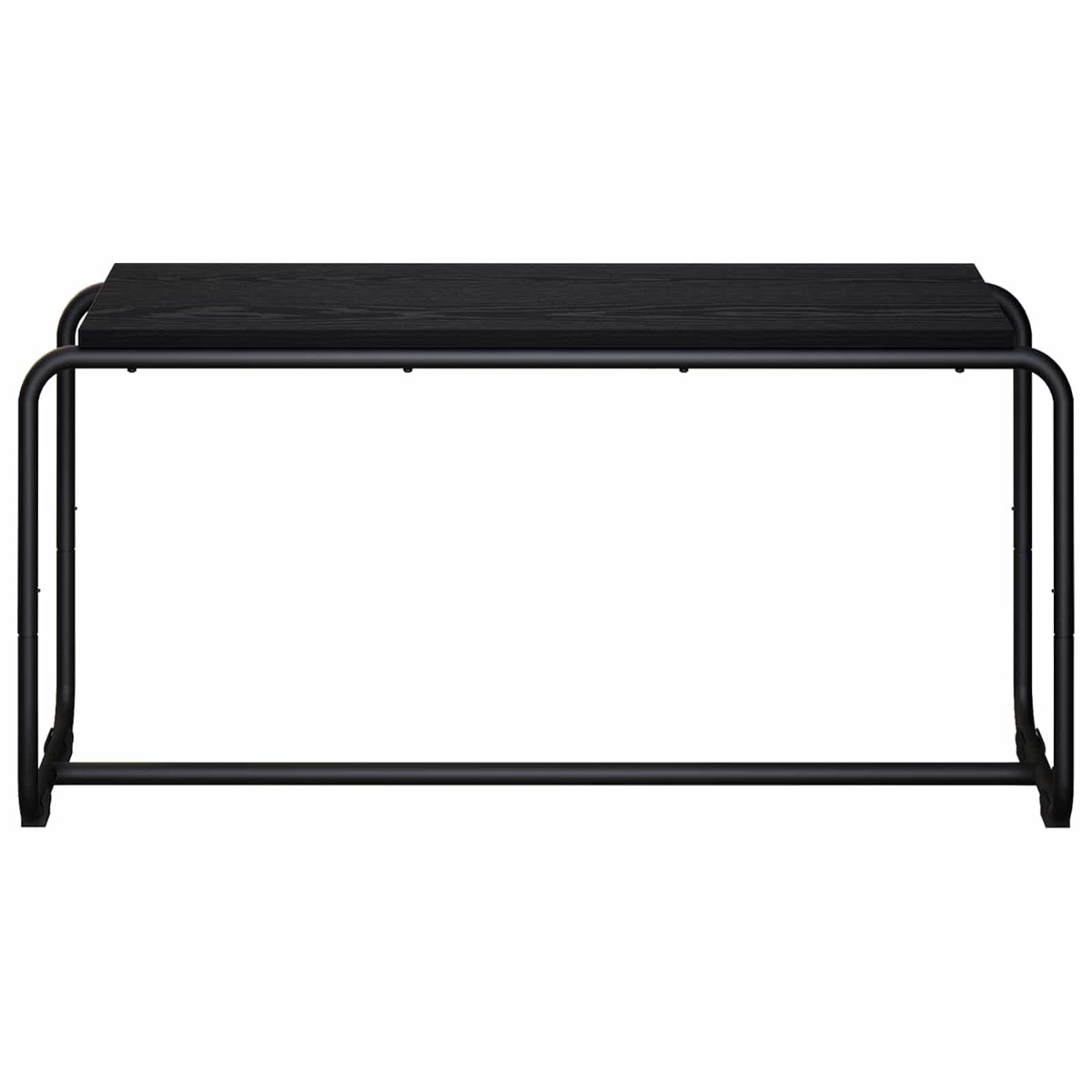 TV-bord 98 x 35,5 x 42 cm Sort eg Konstrueret træ