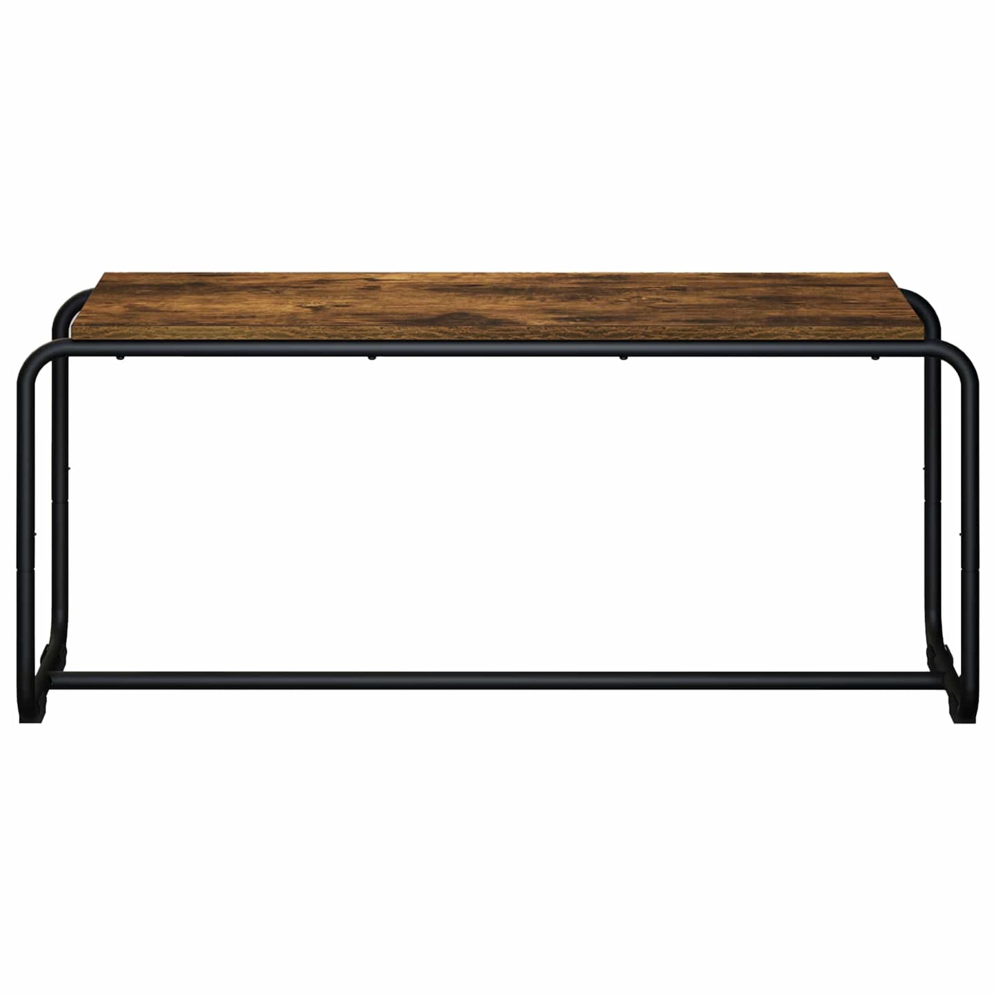 TV-bord 98 x 35,5 x 42 cm Røget eg Konstrueret træ