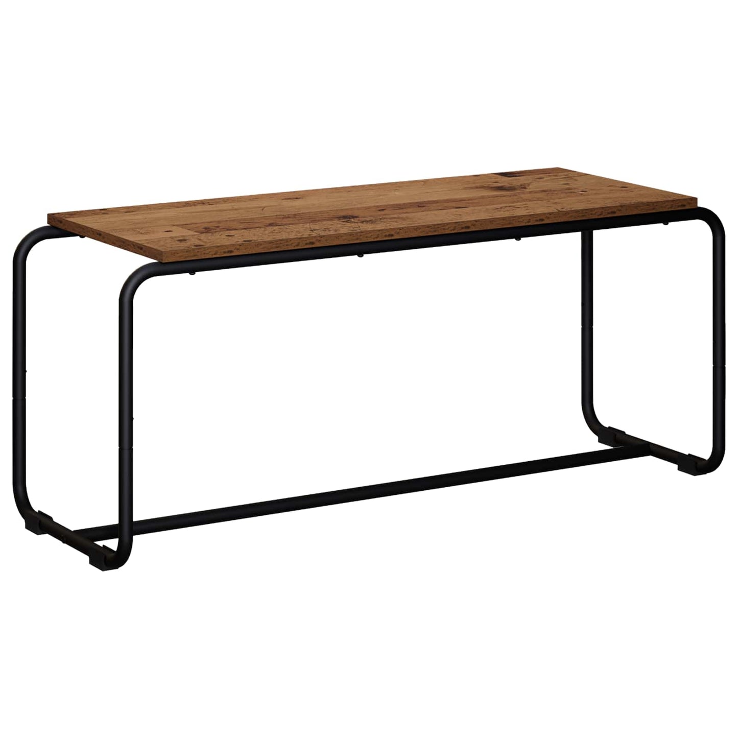 TV-bord 98 x 35,5 x 42 cm Gammelt træ Konstrueret træ