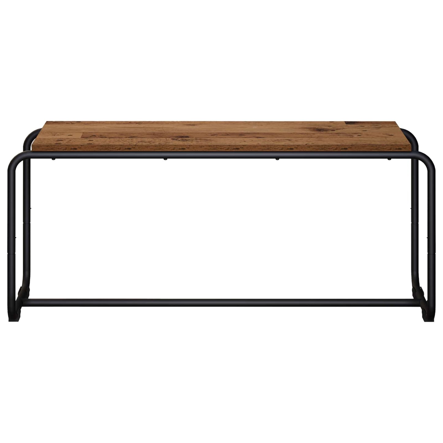 TV-bord 98 x 35,5 x 42 cm Gammelt træ Konstrueret træ