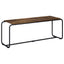 TV-bord 113.5 x 35.5 x 42 cm Røget eg Konstrueret træ