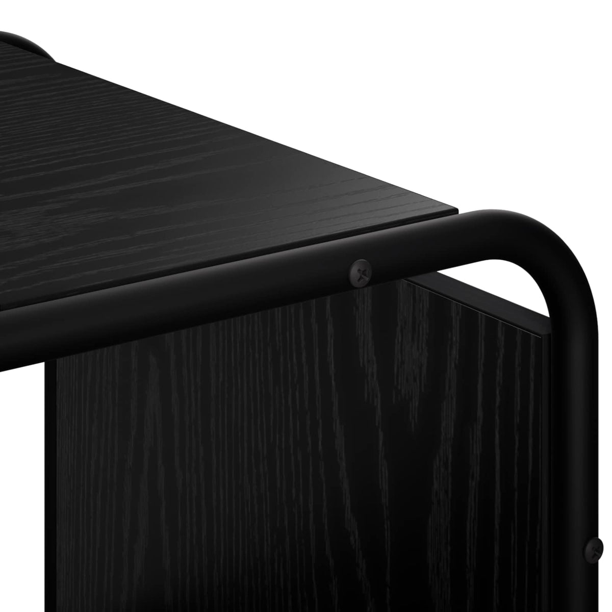Skænk Sort eg 60 x 37,5 x 64,5 cm Konstrueret træ