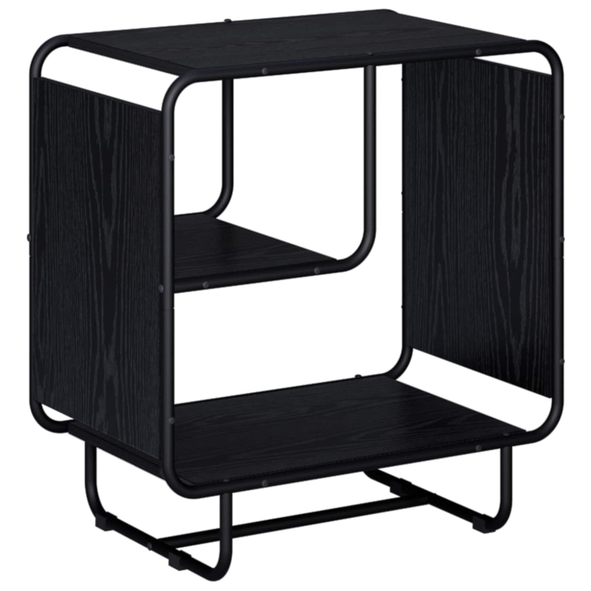 Skænk Sort eg 60 x 37,5 x 64,5 cm Konstrueret træ