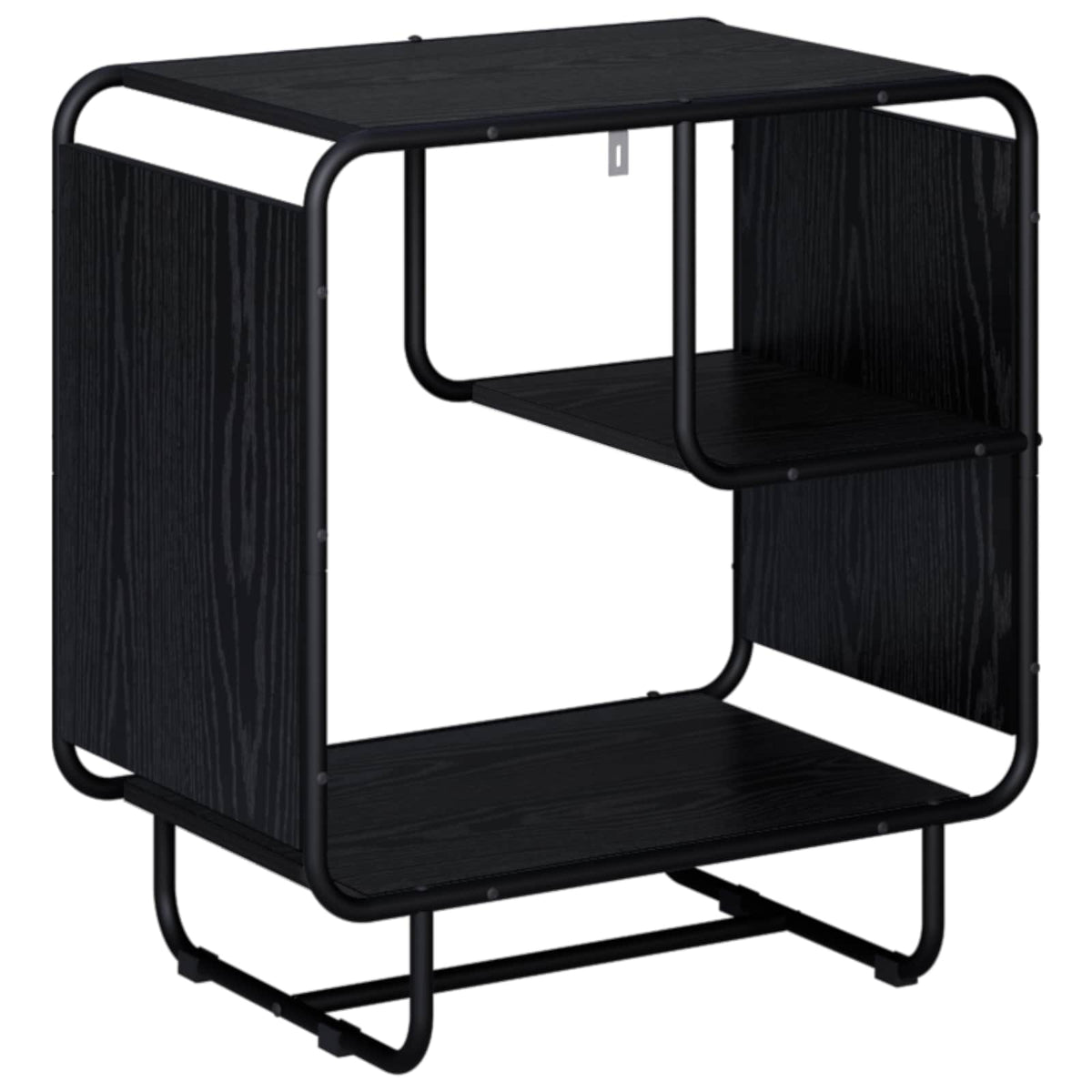 Skænk Sort eg 60 x 37,5 x 64,5 cm Konstrueret træ