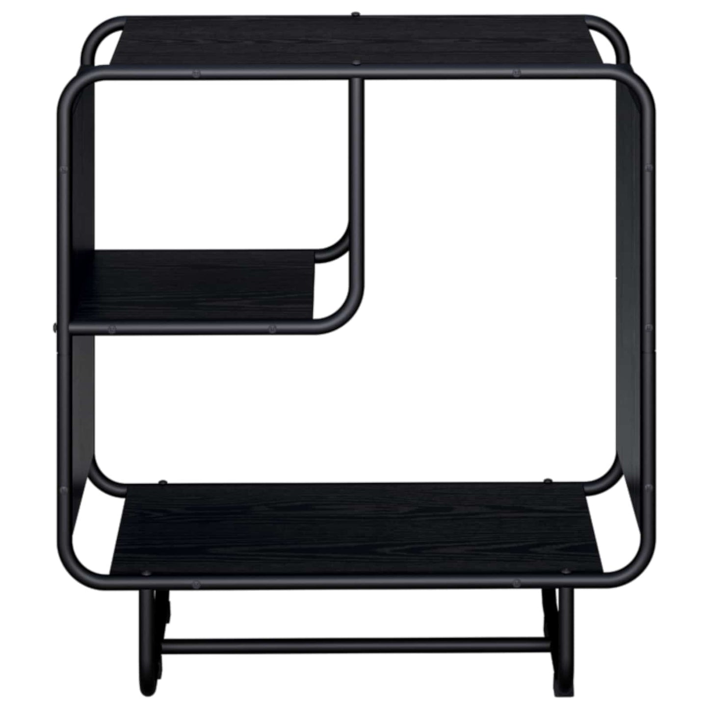 Skænk Sort eg 60 x 37,5 x 64,5 cm Konstrueret træ