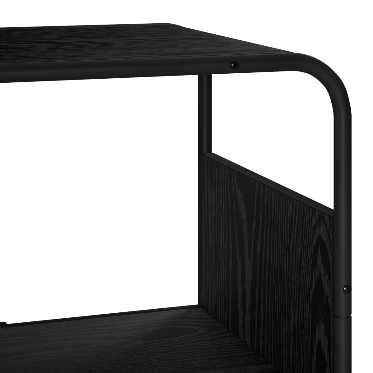 Highboard Sort eg 60 x 37.5 x 144 cm Konstrueret træ