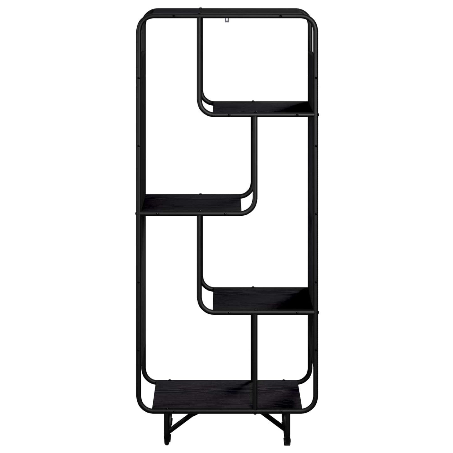 Highboard Sort eg 60 x 37.5 x 144 cm Konstrueret træ