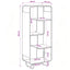 Highboard Sonoma-eg 60 x 37.5 x 144 cm Konstrueret træ