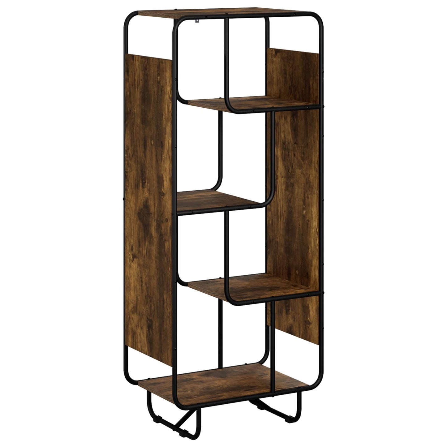 Highboard Røget eg 60 x 37.5 x 144 cm Konstrueret træ