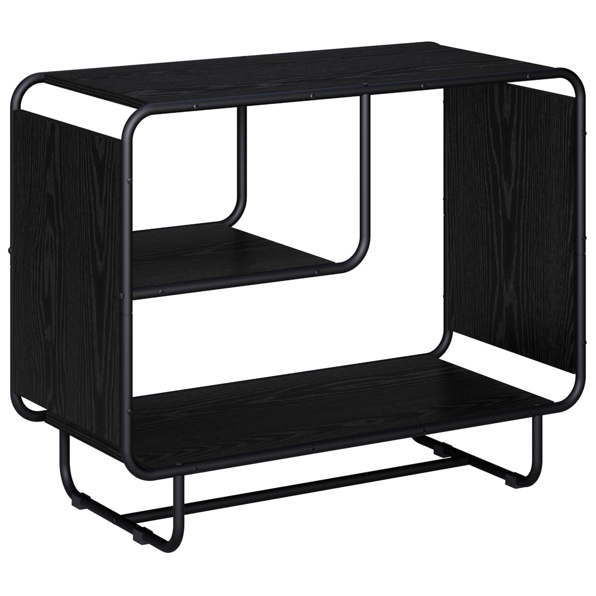 Skænk Sort eg 80 x 37.5 x 64.5 cm Konstrueret træ