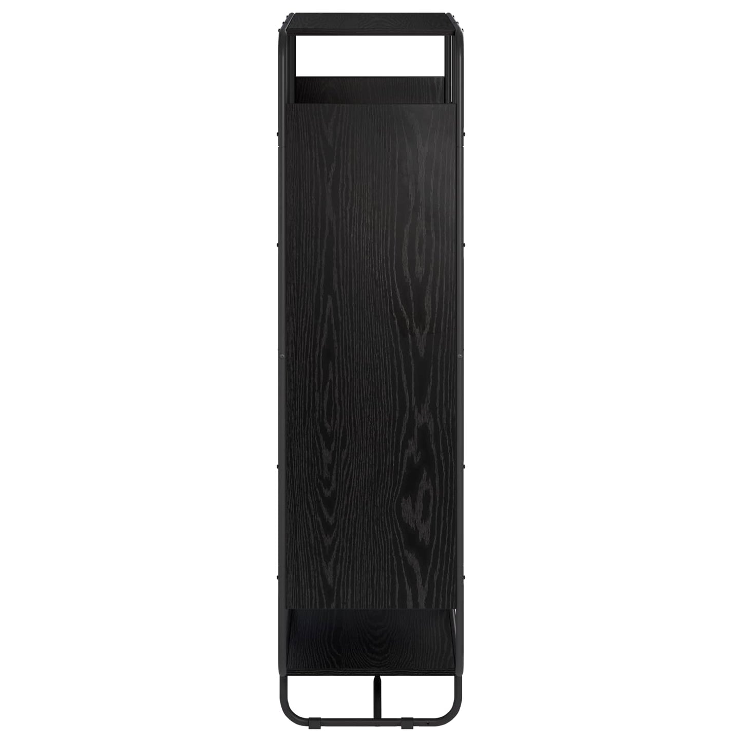 Highboard Sort eg 80 x 37,5 x 144 cm Konstrueret træ