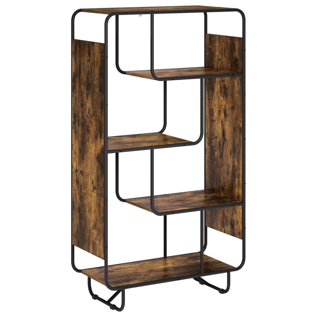 Highboard Røget eg 80 x 37,5 x 144 cm Konstrueret træ