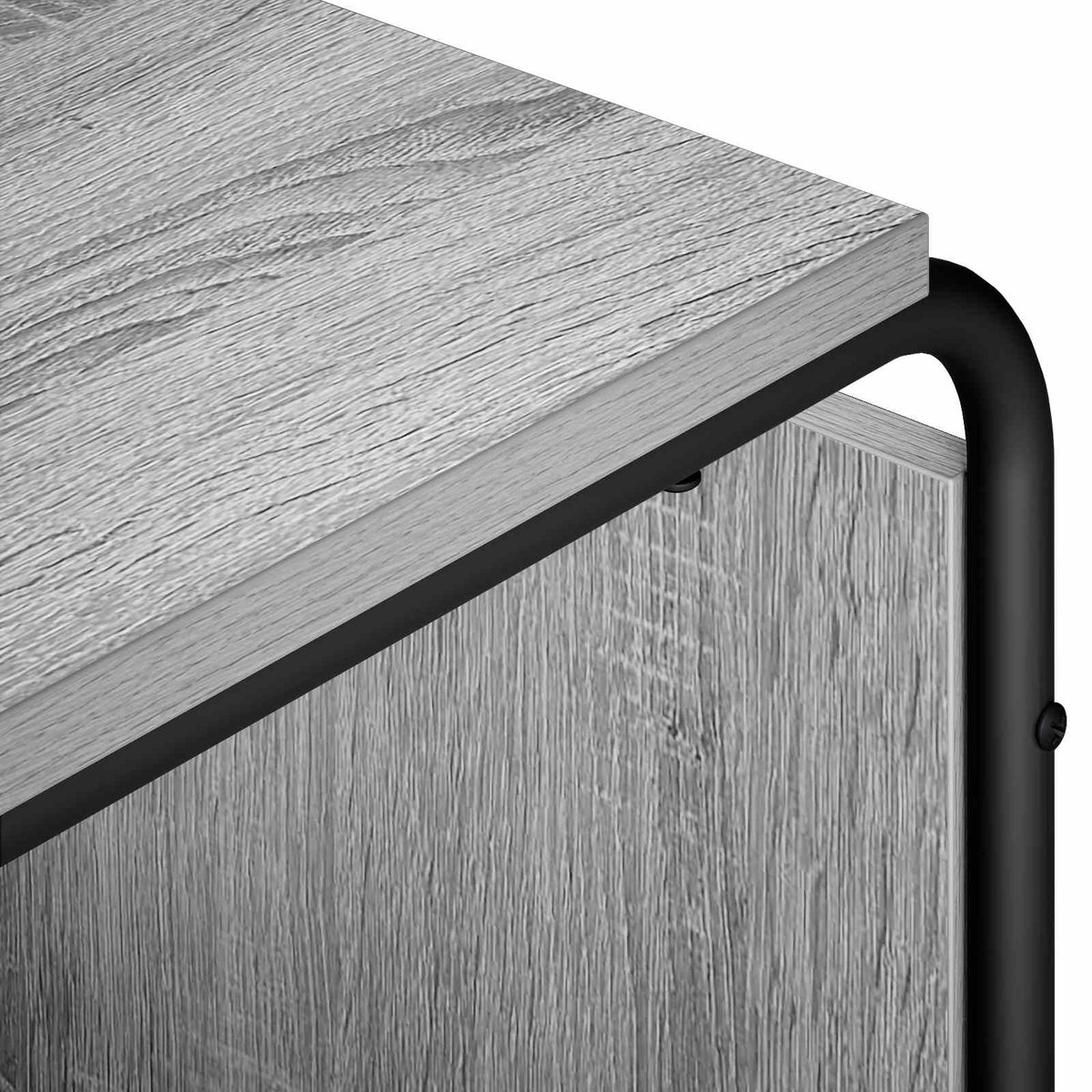 Skænk Grå Sonoma 93.5 x 37.5 x 64.5 cm Konstrueret træ