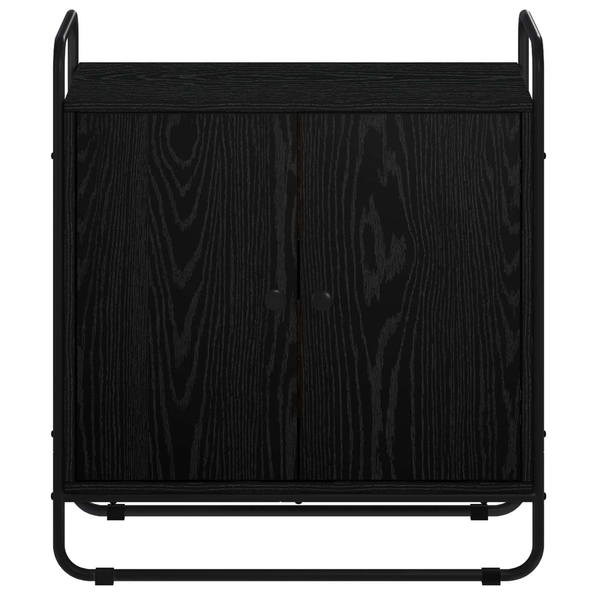 skænk Sort eg 68 x 35 x 75 cm Konstrueret træ