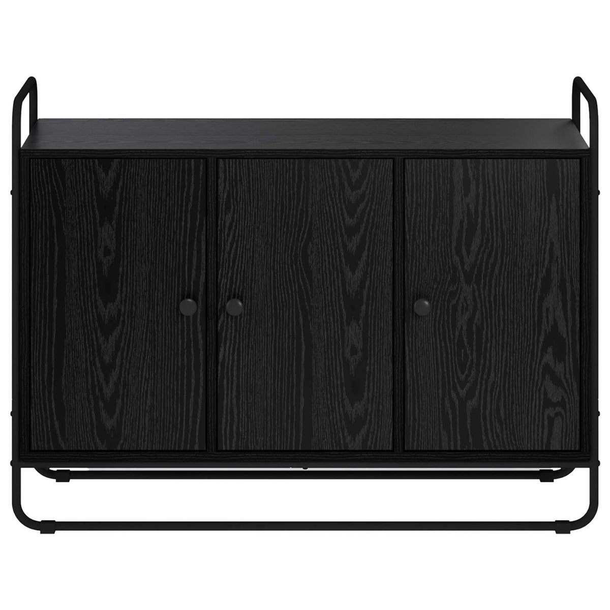 skænk Sort eg 102 x 35 x 75 cm Konstrueret træ