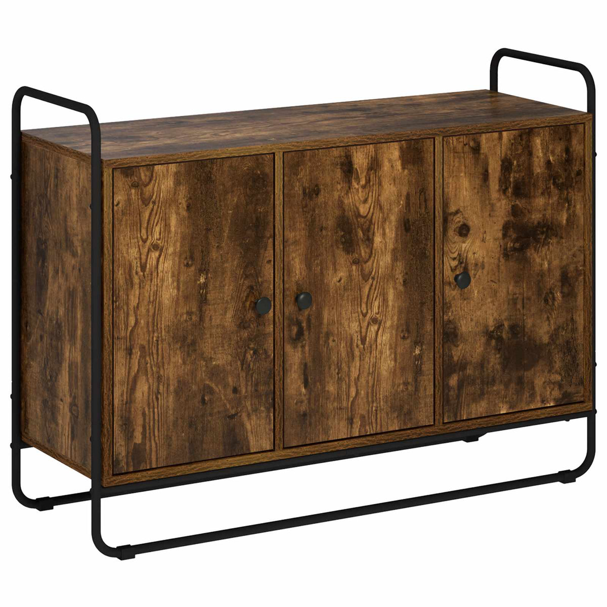 skænk Røget eg 102 x 35 x 75 cm Konstrueret træ